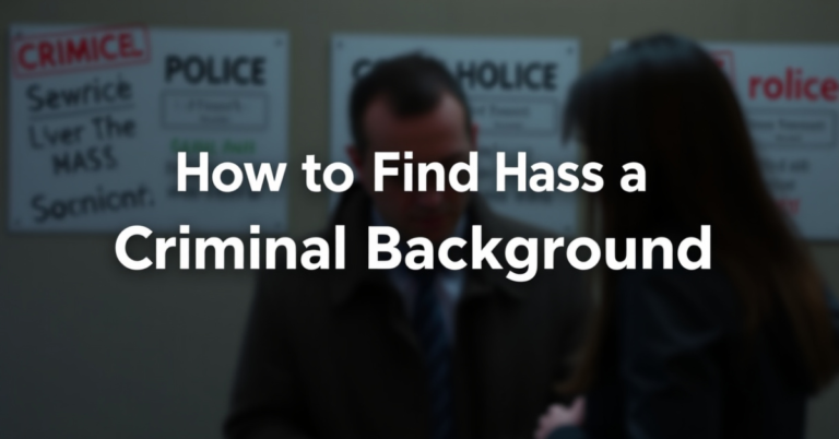 How to Find Out if Someone Has a Criminal Background: A Step-by-Step Guide