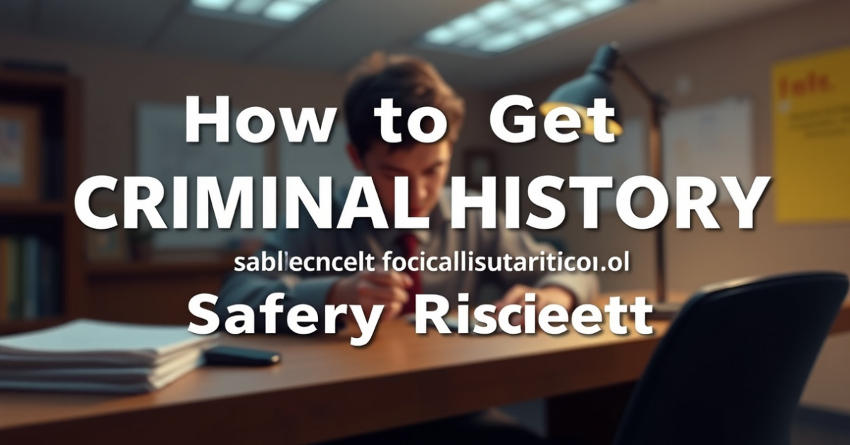 How to Get Criminal History Records Safely and Efficiently