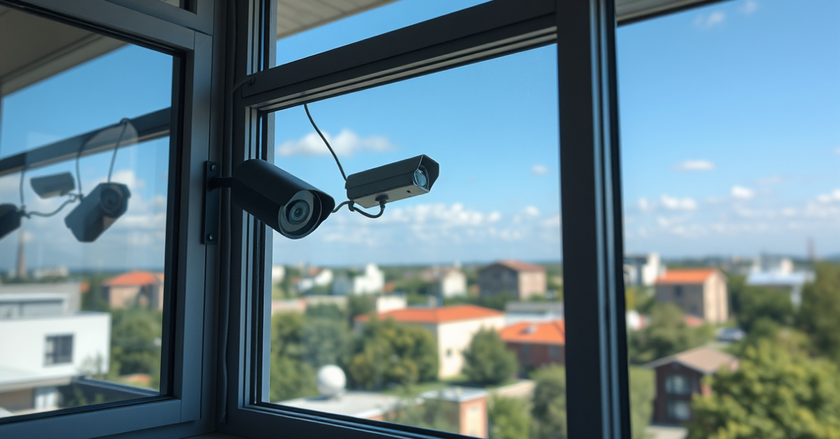 How to Hide a Security Camera in a Window Without Obstructing the View