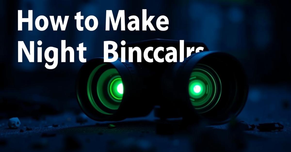 How to Make Night Vision Binoculars: Step-by-Step DIY Guide for Clear Night Viewing