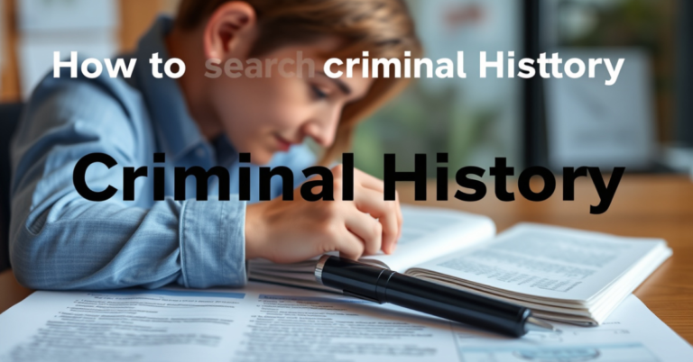 How to Search Criminal History: A Step-by-Step Guide for Individuals and Employers