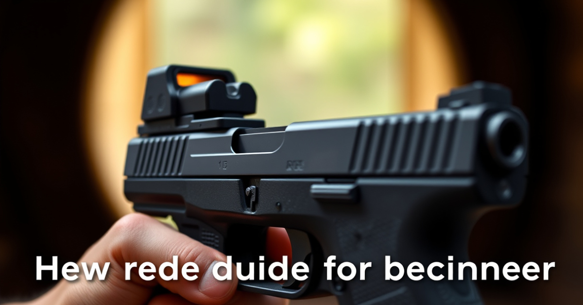How to Use a Red Dot on a Pistol: A Practical Guide for Beginners