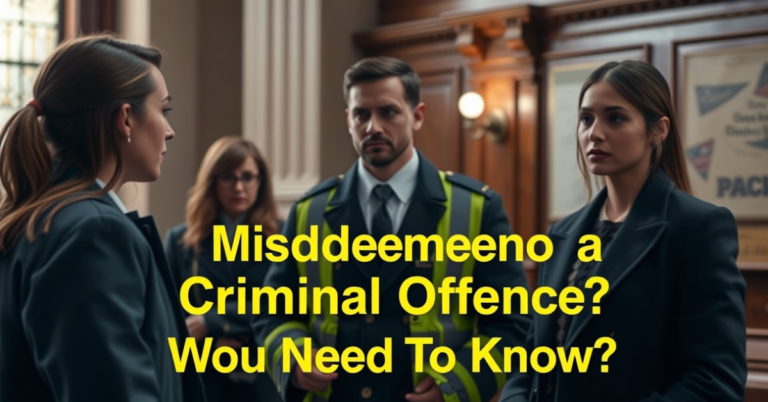 Is Misdemeanor a Criminal Offence? What You Need To Know