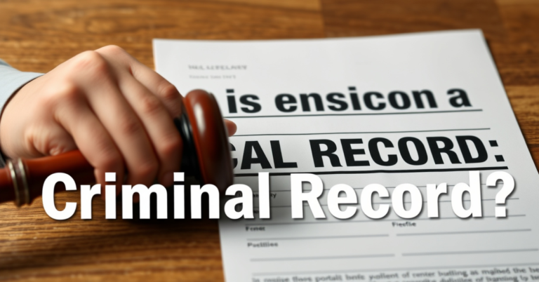 What Is Considered a Criminal Record? Understanding the Legal Definition and Implications