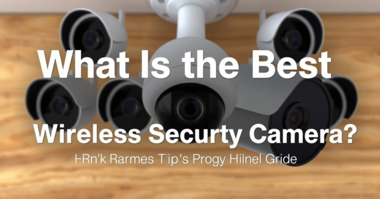 What Is the Best Wireless Security Camera? Expert Picks and Buying Guide