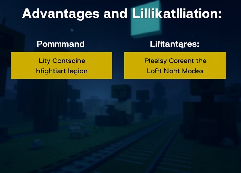 Advantages and Limitations of Commands