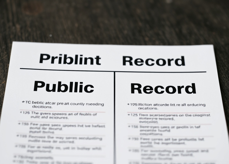 Differences Between Public and Sealed Records