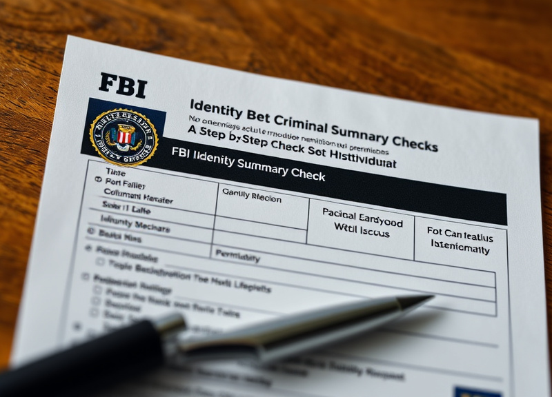 FBI Identity History Summary Checks