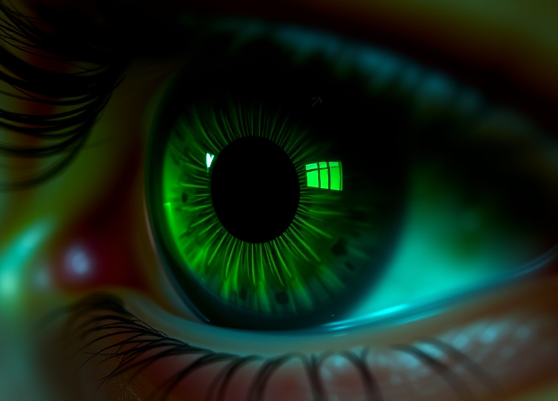 How the Human Eye Perceives Green
