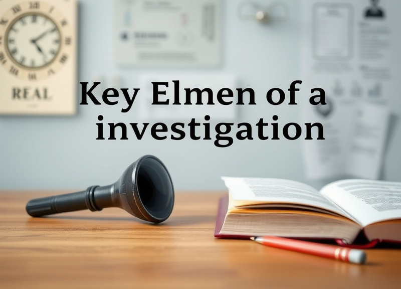 Key Elements of a Sound Investigation