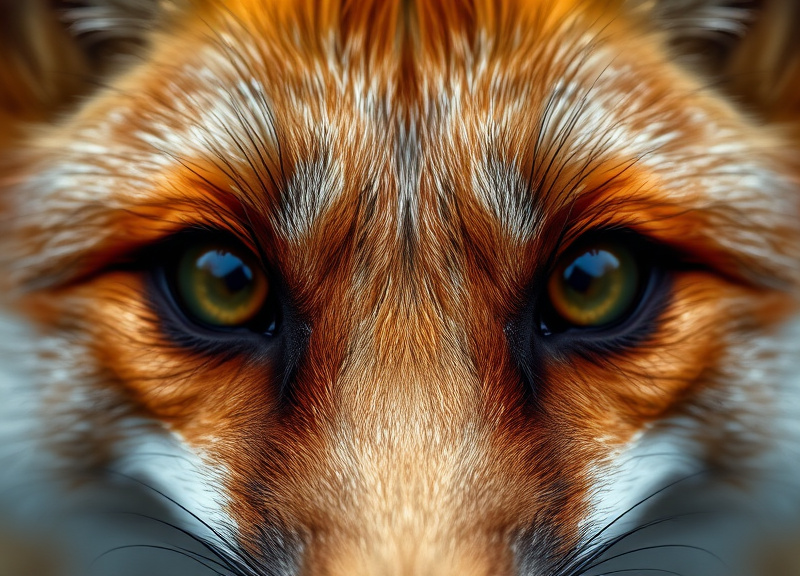 Rod and Cone Cell Distribution in Foxes’ Eyes