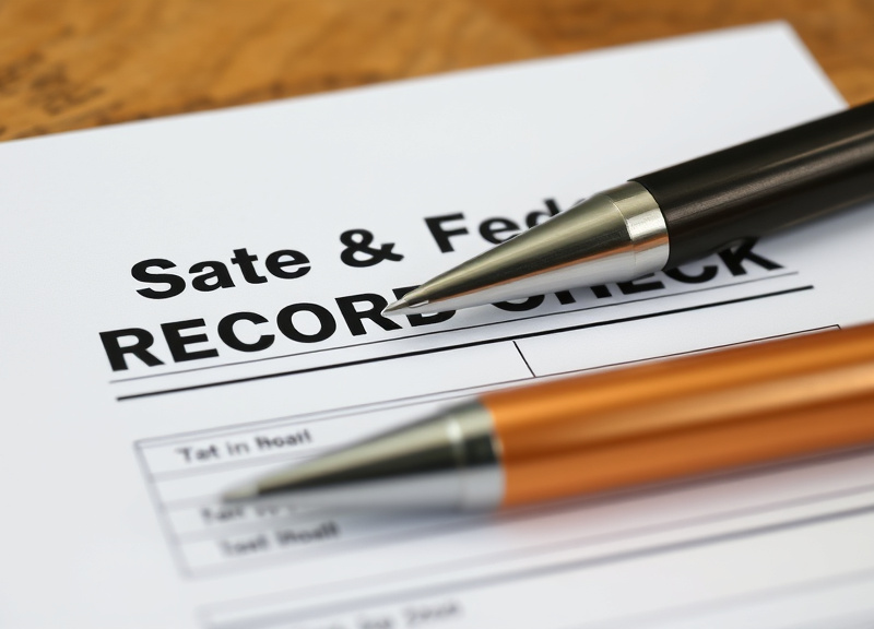 State and Federal Record Checks
