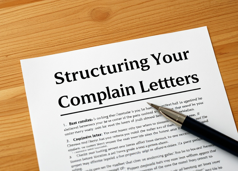 Structuring Your Complaint Letter