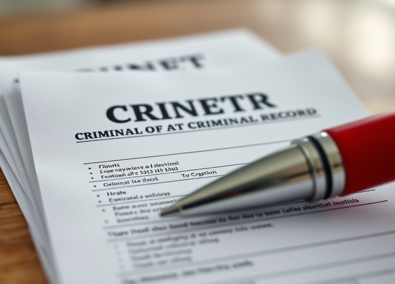 Types of Criminal Records and Their Contents