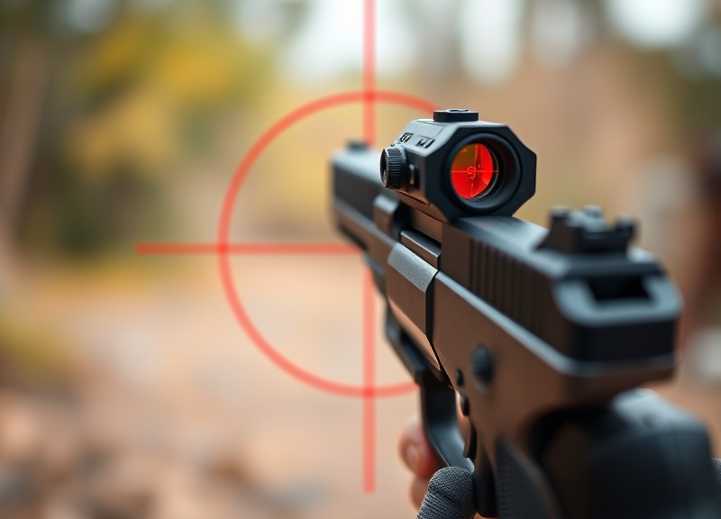 What is the best MOA size for red dot sight on a pistol?