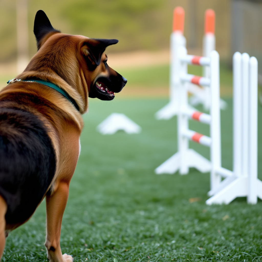 Training and Enhancing Canine Depth Perception