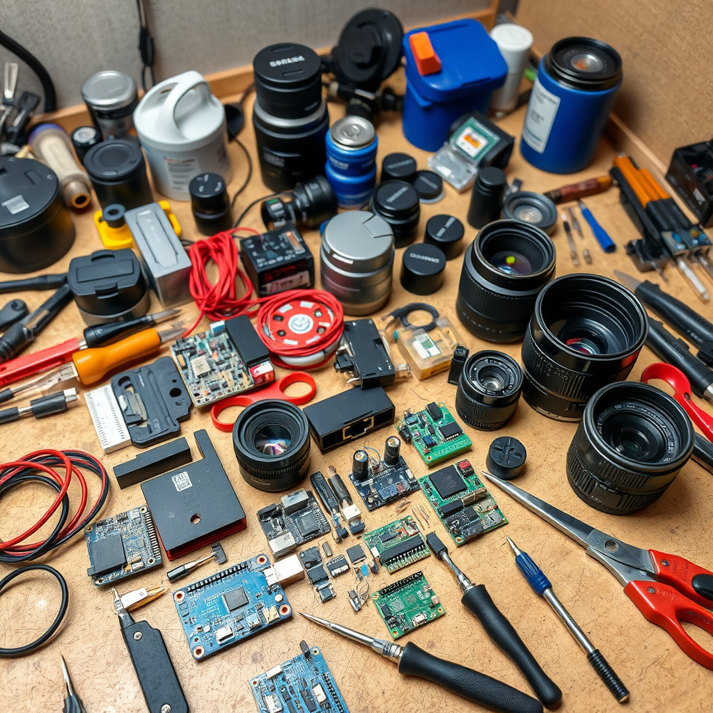 Gathering Materials and Tools for DIY Night Vision Goggles