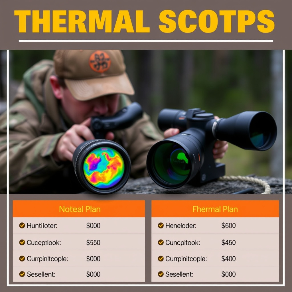 Balancing Features and Budget for Thermal Scopes