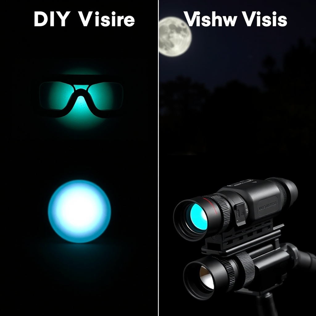 Comparing DIY Night Vision Goggles to Commercial Alternatives