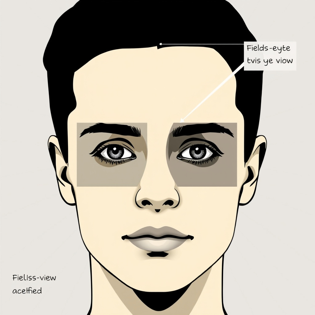 Expanded Field of View with Two Eyes