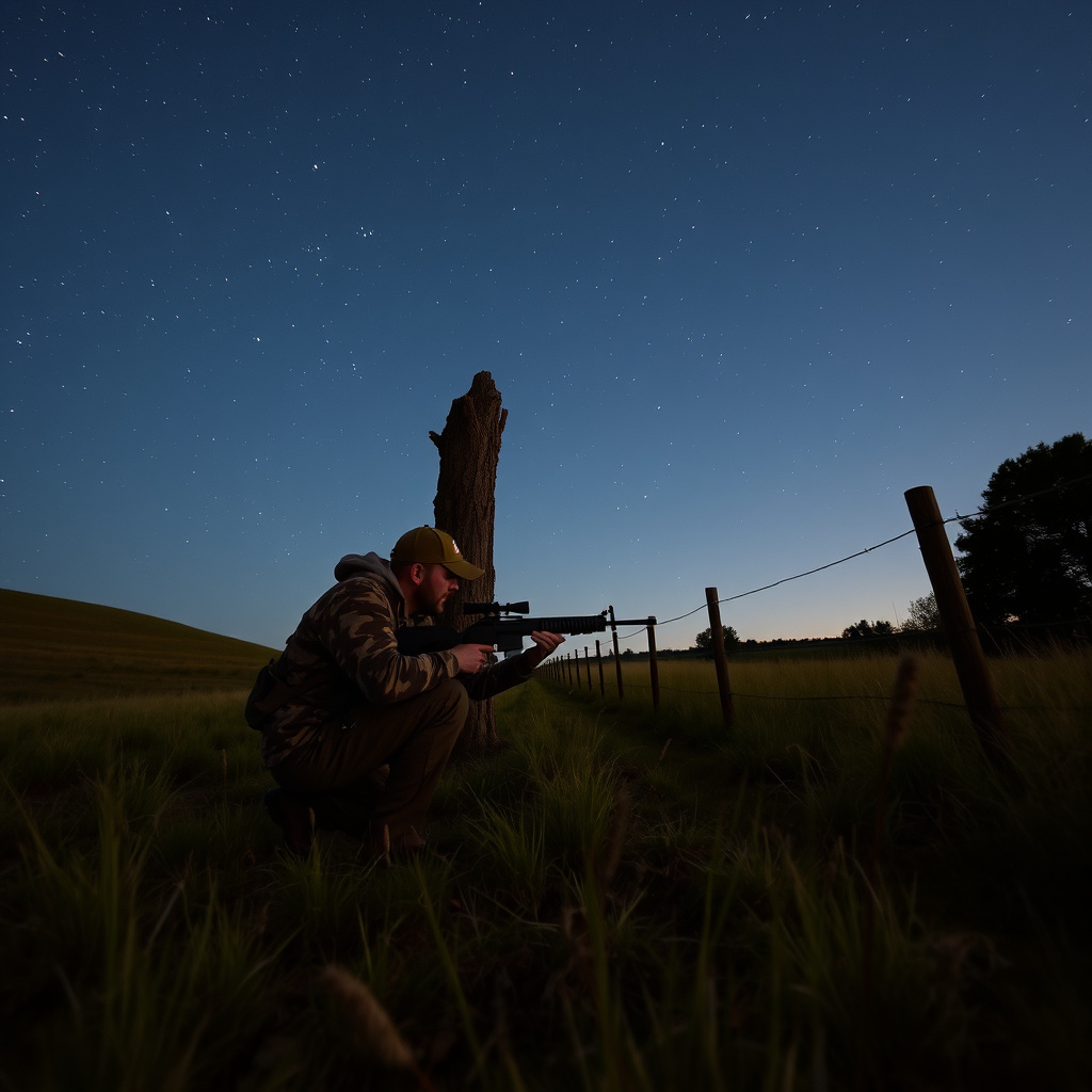 Terrain and Positioning for Night Coyote Hunts