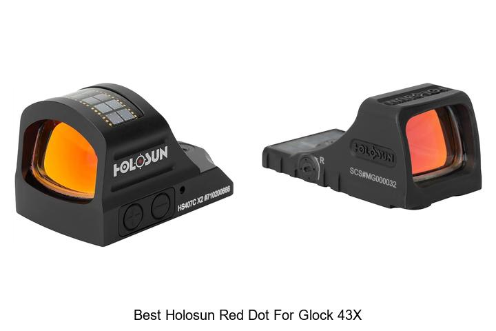 best holosun red dot for glock 43x