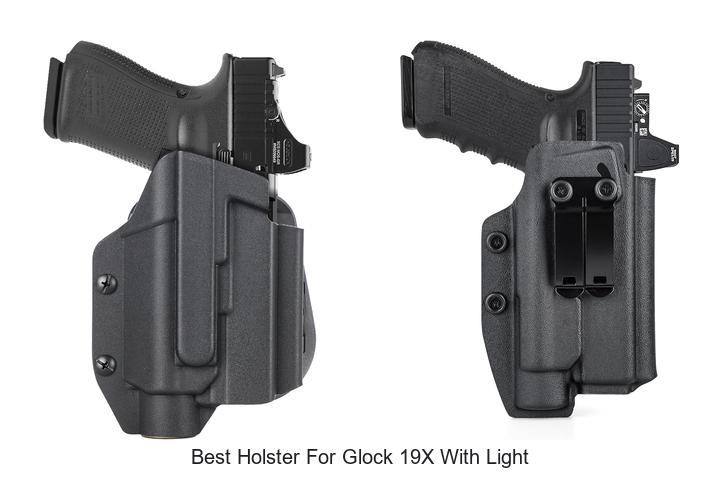 best holster for glock 19x with light