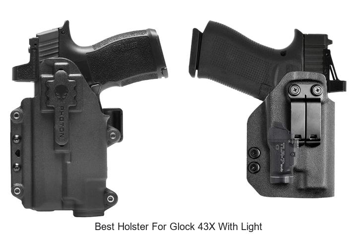 best holster for glock 43x with light
