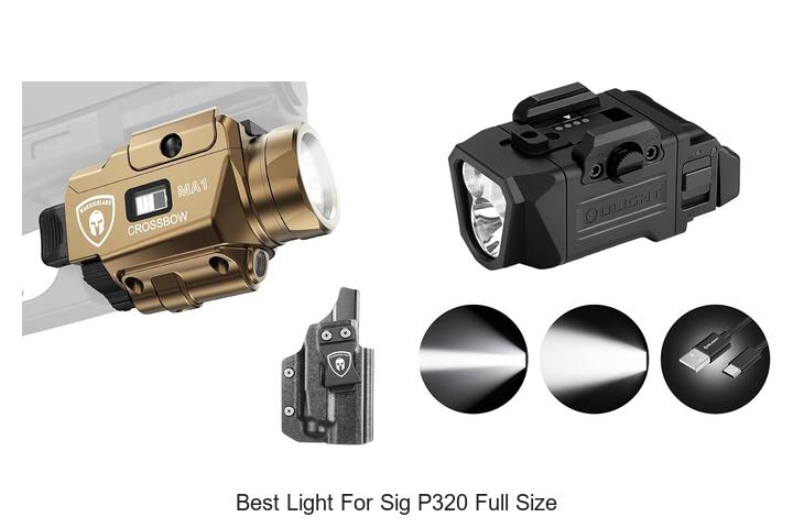 best light for sig p320 full size