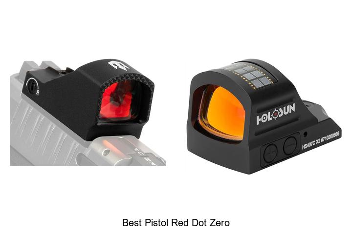 best pistol red dot zero