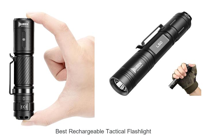 best rechargeable tactical flashlight