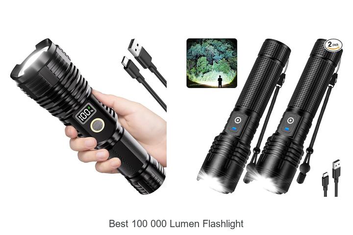 best 100 000 lumen flashlight