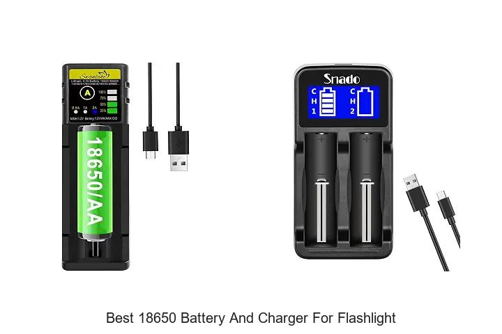 best 18650 battery and charger for flashlight