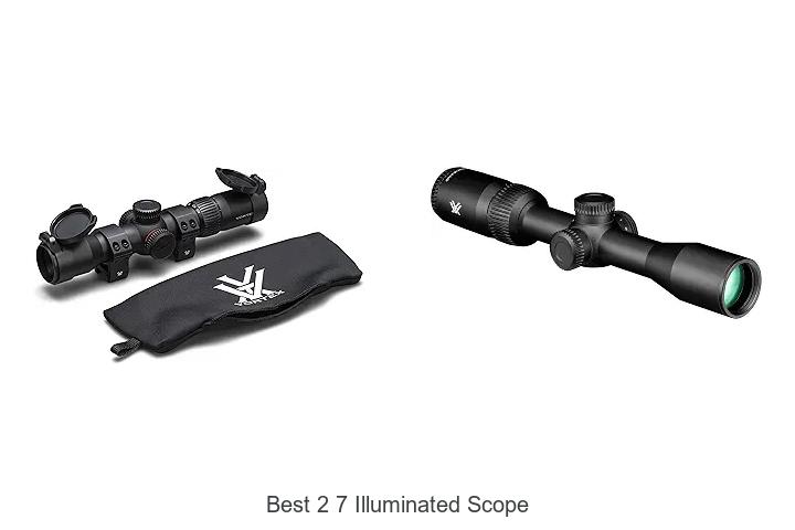 best 2 7 illuminated scope