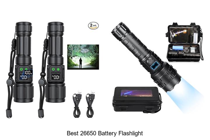 best 26650 battery flashlight