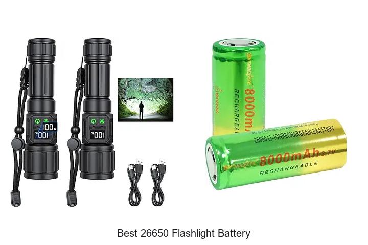 best 26650 flashlight battery