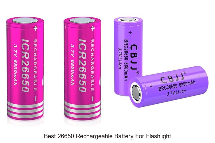 best 26650 rechargeable battery for flashlight