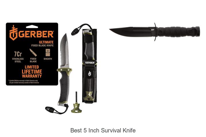 best 5 inch survival knife