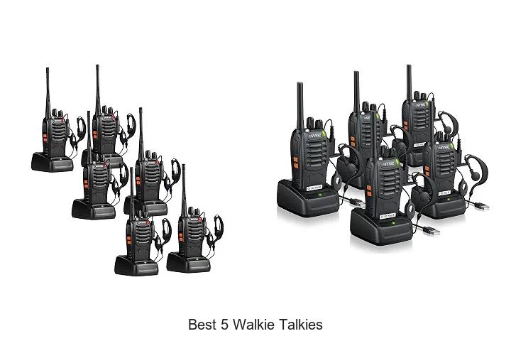 best 5 walkie talkies