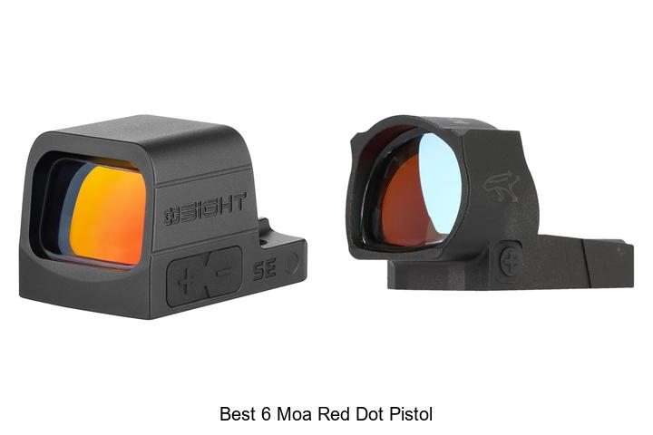best 6 moa red dot pistol
