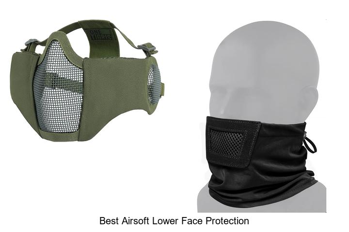 best airsoft lower face protection