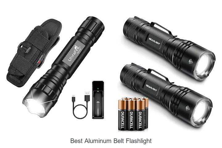 best aluminum belt flashlight
