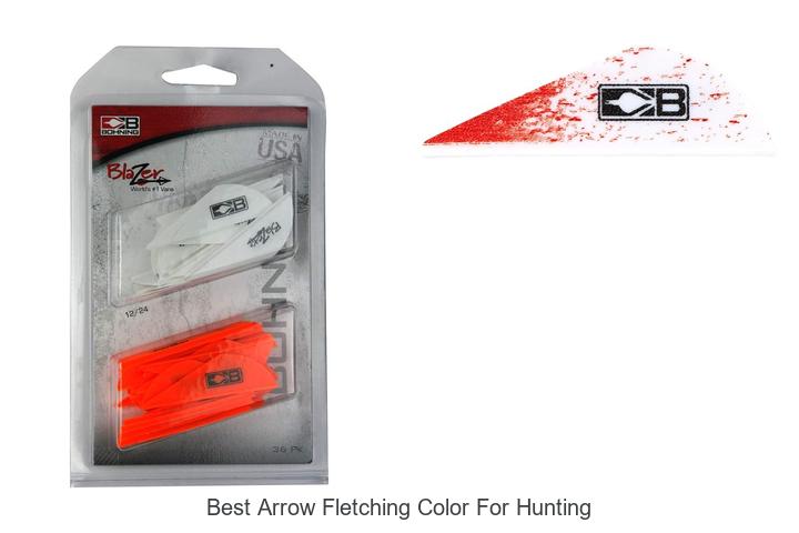 best arrow fletching color for hunting