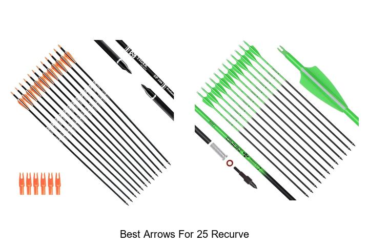 best arrows for 25 recurve
