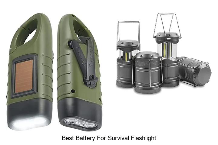 best battery for survival flashlight