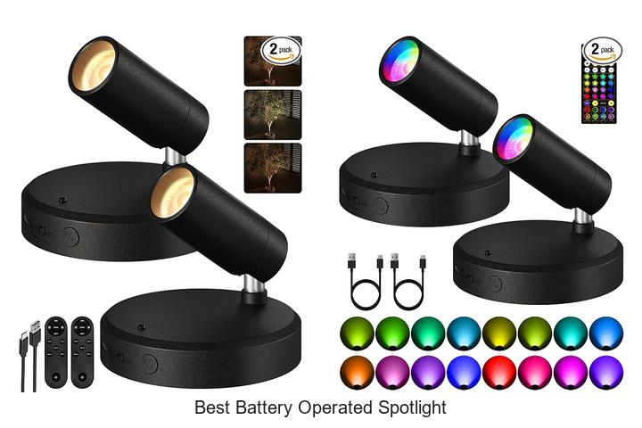 best battery operated spotlight