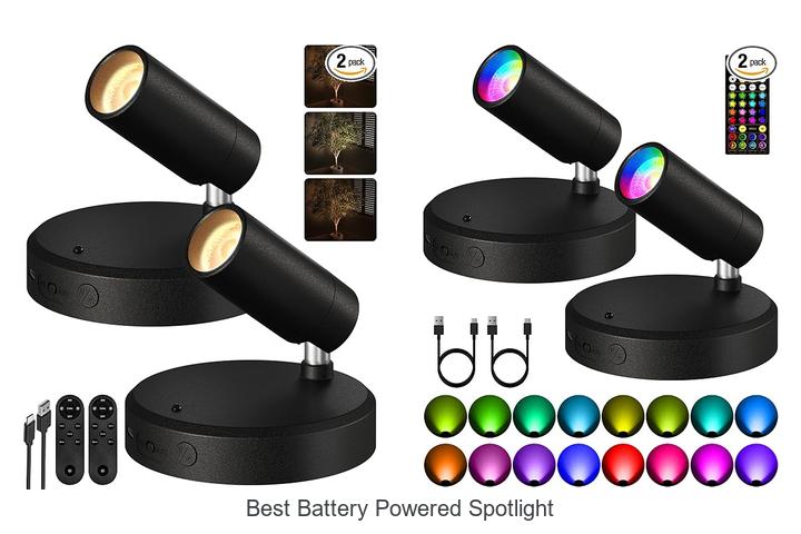 best battery powered spotlight