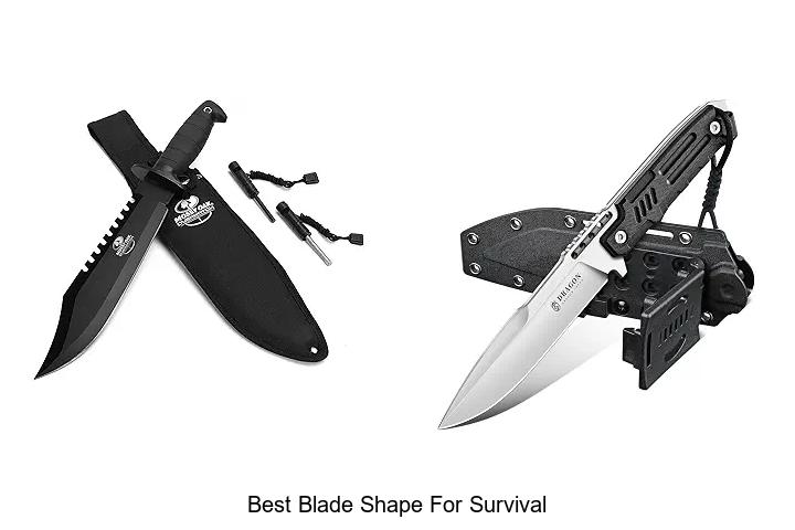 best blade shape for survival