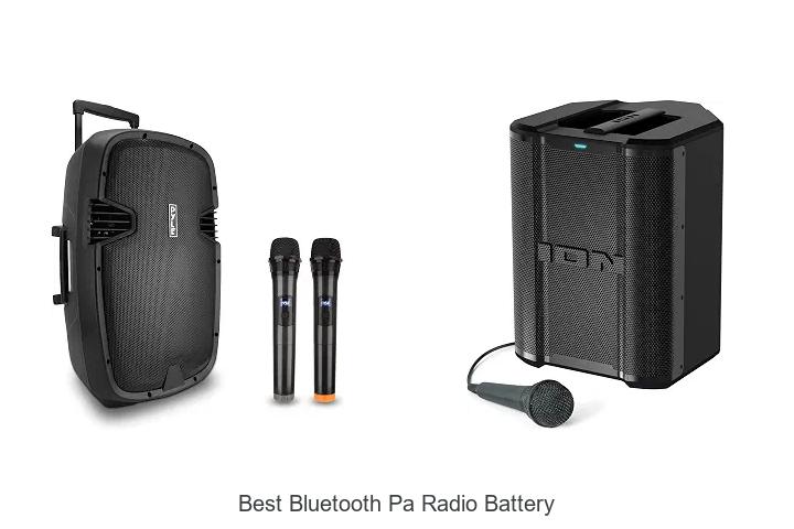 best bluetooth pa radio battery