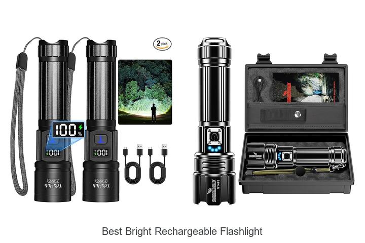 best bright rechargeable flashlight